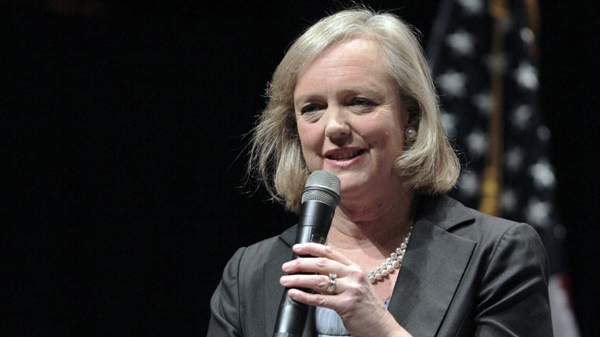 Former eBay executive Meg Whitman answers a question during a debate with California Insurance Commissioner Steve Poizner for the California Republican gubernatorial primary Monday, March 15, 2010 in Costa Mesa, Calif. (AP Photo/Jae C. Hong)