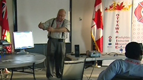 The Ottawa Fire symposium is helping firefighters learn from their past experience, May 18, 2010.