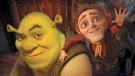 Shrek, voiced by Mike Myers, left, and Rumpelstiltskin, voiced by Walt Dohrn, in Paramound Pictures' 'Shrek Forever After.'