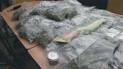 Winnipeg police displayed the drugs officers seized from a Grant Park-area residence.