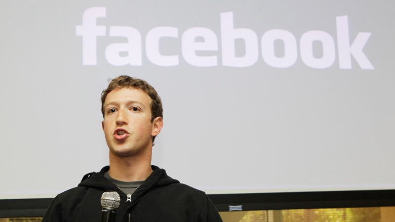 Facebook CEO Mark Zuckerberg talks about the social network site's new privacy settings in Palo Alto, Calif., Wednesday, May 26, 2010. (AP / Marcio Jose Sanchez)