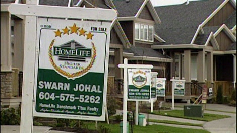 Homes for sale in Langley, B.C. (CTV file image)