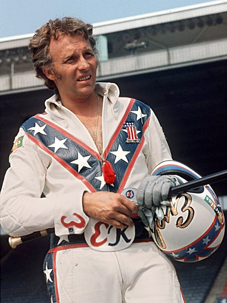 Evel Knievel Color Photo Northern California Jump 1 