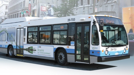 Montreal bus graphic public transit STM