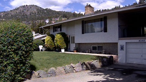 The Peachland, B.C., home where a 16-year-old girl was stabbed to death. June 3, 2010. (CTV)