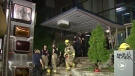 Firefighters and police respond to an evacuation at an apartment building in Ottawa's west end, Wednesday, June 2, 2010.