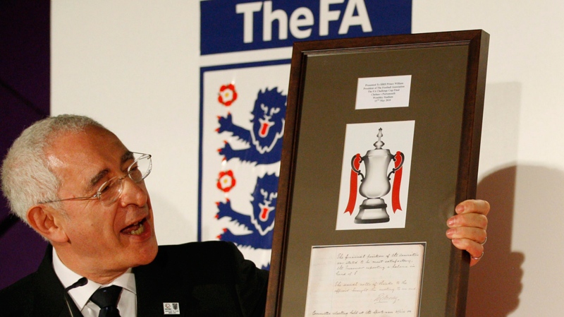 This spring that Football Association chief and head of England's 2018 World Cup bid Lord Triesman stepped down from both jobs amid allegations of referee-bribing and an affair with a former aide. (AP / Sang Tan)