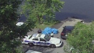 A man's body was pulled from the Ottawa River near the Ottawa Rowing Club, Friday, June 11, 2010.