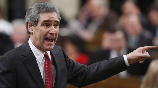 Liberal leader Michael Ignatieff asks a question during question period in the House of Commons on Parliament Hill in Ottawa on Wednesday June 9, 2010. (Adrian Wyld / THE CANADIAN PRESS)