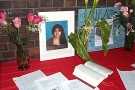A memorial for Aqsa Parvez is set up at Applewood Heights S.S. in Mississauga, Ont. as seen in this image provided to CTV.ca by the Peel District School Board.