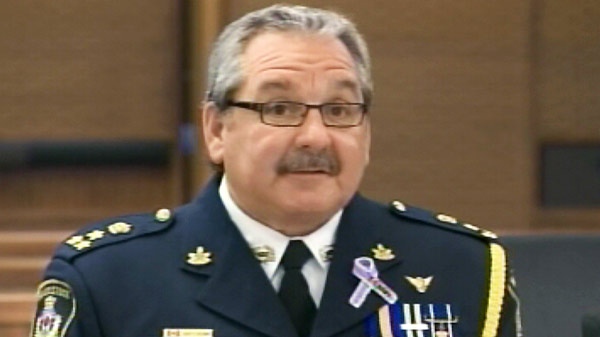 Woodstock Police Chief Rod Freeman speaks in Ottawa, Ont. on Thursday, May 17, 2012.