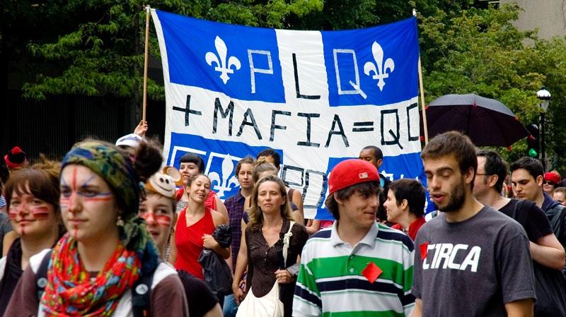 Montreal student protest