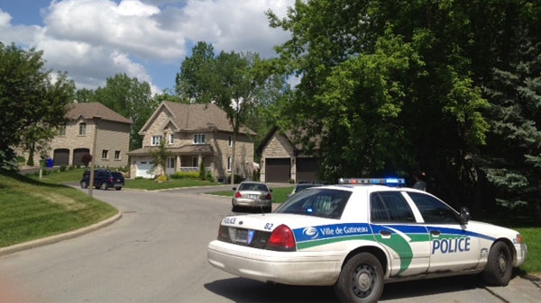 Gatineau police are on the scene of a major crime on Rue Felix Leclerc in Aylmer.