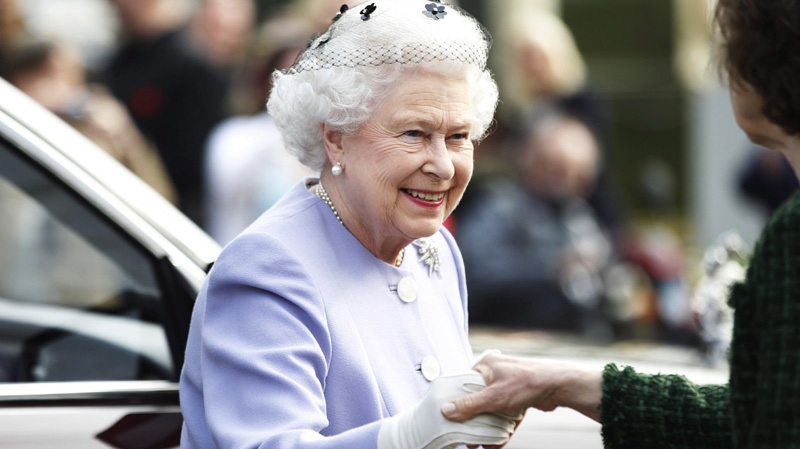 Queen Elizabeth II visits the Chelsea Flower Show in London