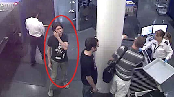 This image provided by Interpol shows an undated photo of a person resembling Luka Rocco Magnotta. (Courtesy: Interpol)
