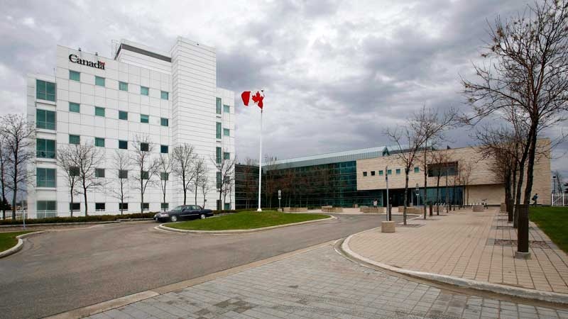 The National Microbiology Laboratory in Winnipeg is shown in a Tuesday, May 19, 2009 photo. (THE CANADIAN PRESS/John Woods)