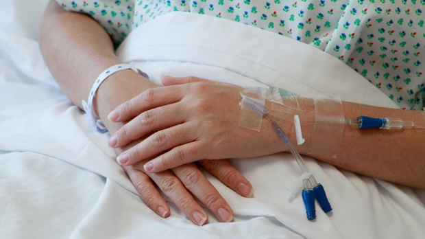 Patient in Hospital Bed