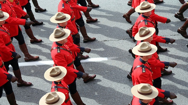 RCMP Marching