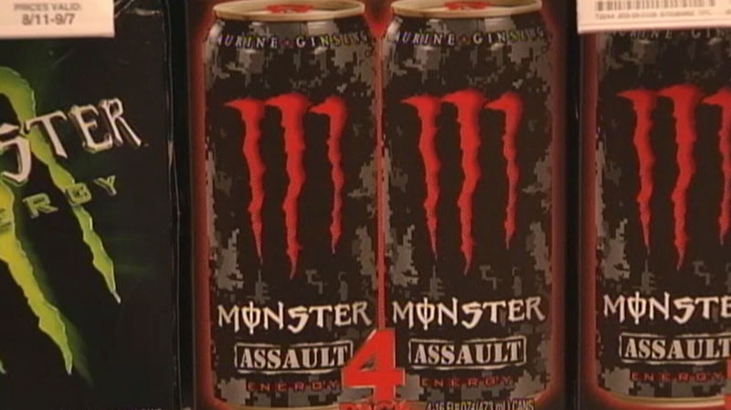 New Health Canada regulations mean caffeine-laden energy drinks will soon be required to include nutritional facts tables. June 15, 2012. (CTV)