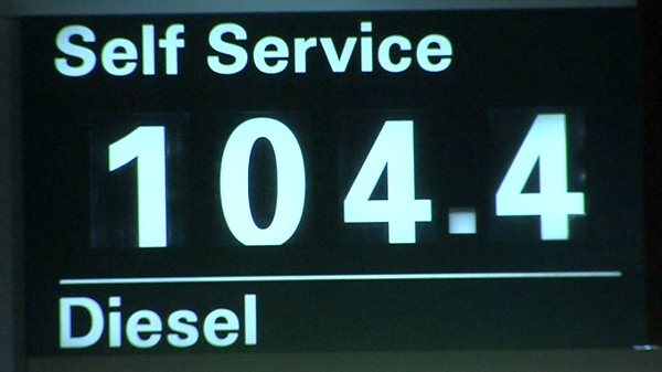 GTA residents faced a gas price of 104.4 cents per litre on Thursday, July 1, 2010 -- eight cents higher than the previous day as a result of the HST.