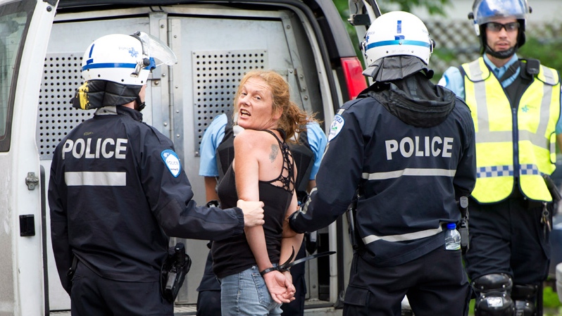 Protester arrested at Montreal Grand Prix
