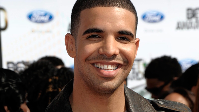 Aubrey Graham, also known as Drake, arrives at the BET Awards in Los Angeles on Sunday, June 27, 2010. (AP / Dan Steinberg)