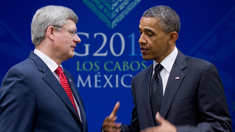 Harper at the G20 Summit in Mexico