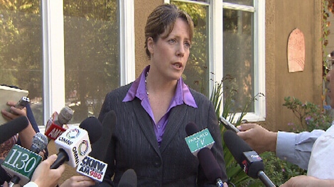 Vancouver police Const. Jana McGuinness speaks to reporters on July 2, 2010. (CTV)