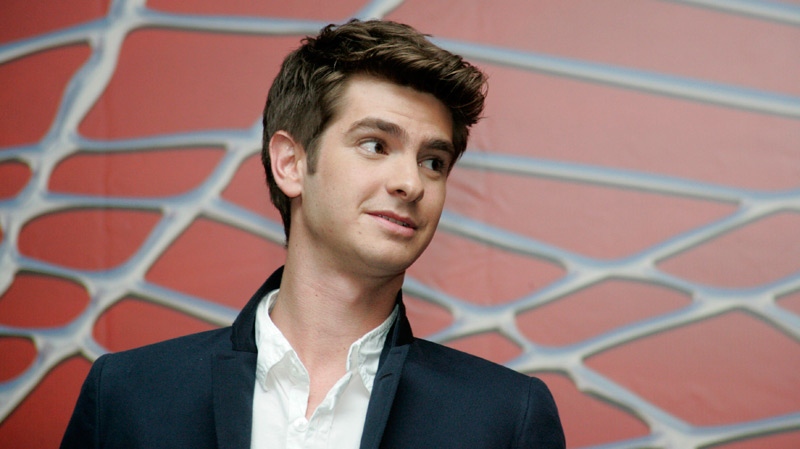 Actor Andrew Garfield poses for photographers during a media event in Cancun, Mexico, Thursday, July 1, 2010. (AP / Israel Leal) 