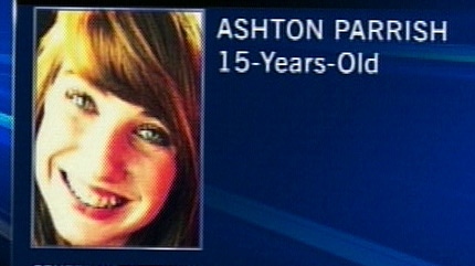 Ashton Parrish was thrown off an ATV Saturday afternoon in the area of Spruce Island Lake north of Westlock.
