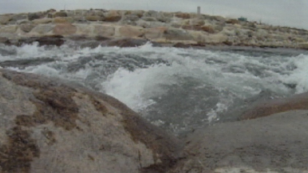 The rapids in Harvie Passage can be challenging for even the most experienced kayakers.
