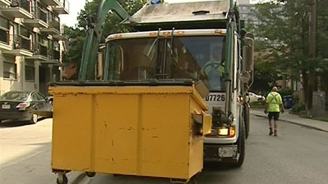 A potential garbage strike in the captial could affect pick-up for businesses, apartments and condominiums. 