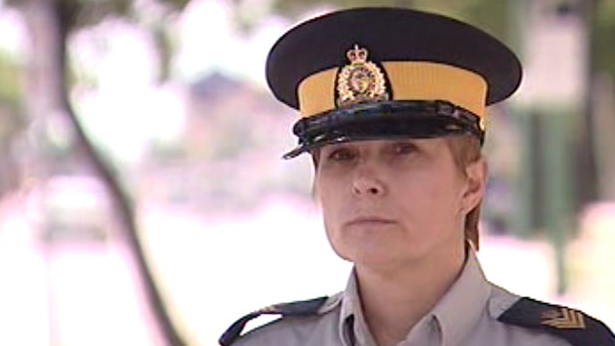 On Friday, Sgt. Line Karpish explains the safety risk posed to those who enter gravel pits. RCMP is reminding people to steer clear of gravel pits after a rash of incidents this summer.
