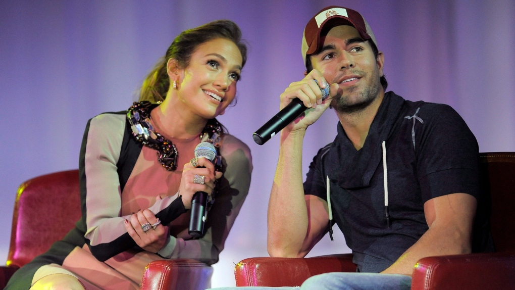Jennifer Lopez and Enrique Iglesias 