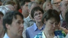 Residents gather in Kanata to try to save a forest in South March Highlands designated for for houses.