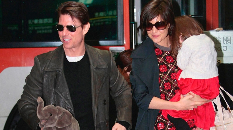 Tom Cruise and Katie Holmes 