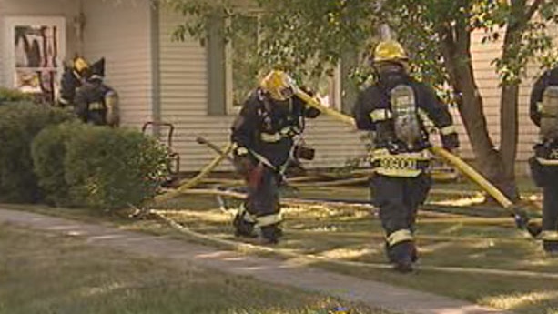 Fire crews respond to Birchbark Blaze in Winnipeg