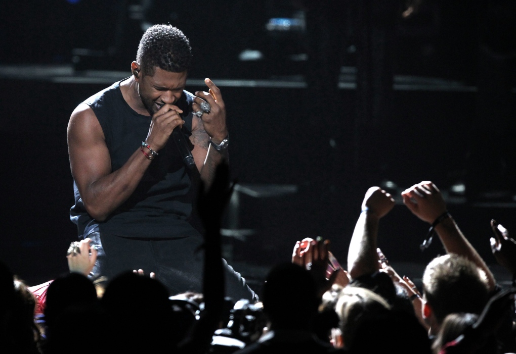 Usher performs at the BET Awards on Sunday, July 1, 2012, in Los Angeles.