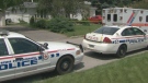 Durham Police and ambulances outside the Vistula Drive residence in Pickering where the incident took place on Thursday, July 22, 2010.