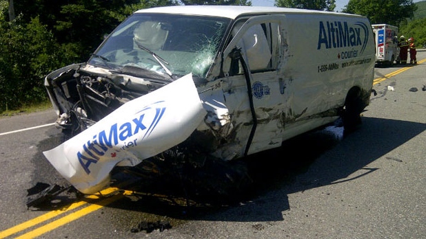 Cape Breton crash, Highway 105 crash