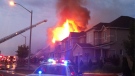 Fire crews battle a house fire on Eastvale Drive in Markham on Friday, July 13, 2012. (Photo courtesy of Chloee B.)