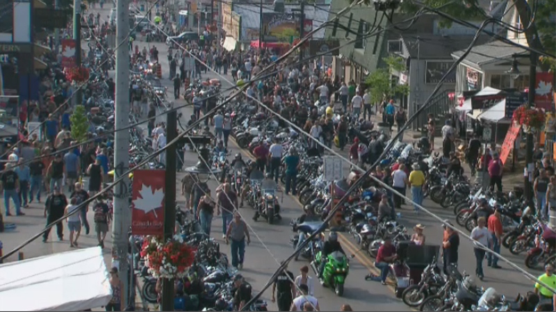 Thousands of bikers and motorcycle enthusiasts have descended on Port Dover, Ont., for the town’s traditional Friday the 13th rally.