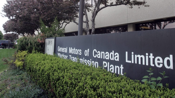 Front exterior view of Windsor Transmission Plant on Monday, May 12, 2008 in Windsor, Ont. (AP / Jerry S. Mendoza)