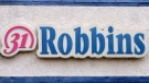 A sign for Baskin-Robbins is seen Tuesday, May 6, 2008 in Los Angeles. (AP Photo/Damian Dovarganes)