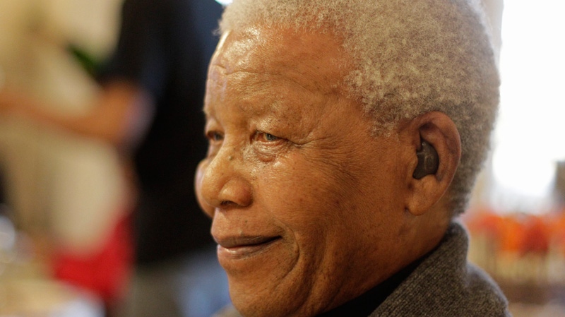 Former South African President Nelson Mandela 