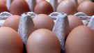 This March 27, 2012 photo shows eggs at a supermarket in Antwerp, Belgium. First peanuts, now eggs.  (AP Photo/Virginia Mayo)