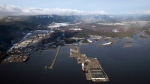 Douglas Channel, the proposed termination point for an oil pipeline in the Enbridge Northern Gateway Project, is pictured in an aerial view in Kitimat, B.C. (Darryl Dyck/THE CANADIAN PRESS)