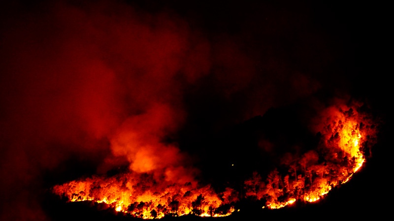Wildfire in Spain