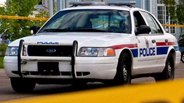 Police car stock image