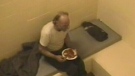 Convicted serial killer Robert Pickton is seen in video taken from his prison cell and released to the public on Aug. 6, 2010. (CTV)